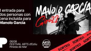 El Periódico sortea en su cuenta de Instagram 2 entradas dobles para el concierto de Manolo García en el festival Arts d’Estiu