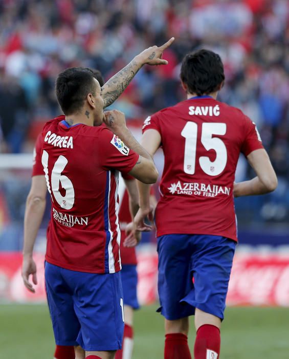 Imágenes del partido entre Atlético y Granada.