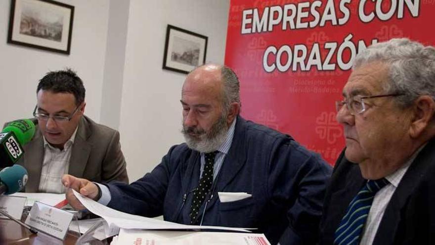 Cáritas busca la implicación de las empresas de Badajoz para colaborar en sus proyectos sociales