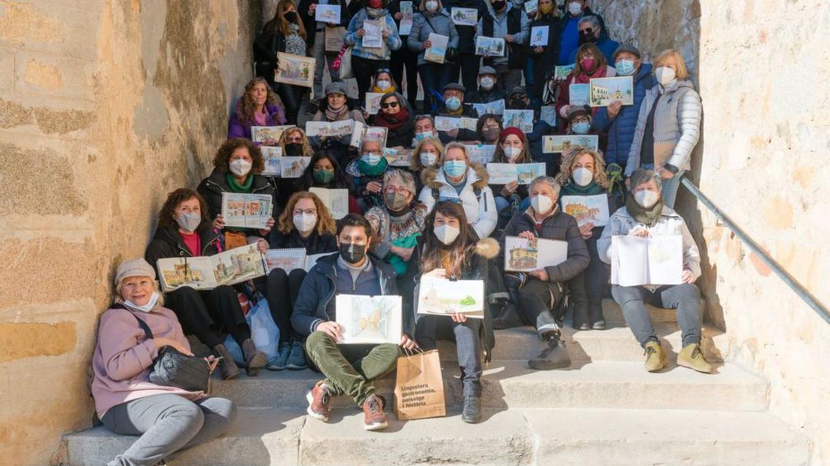 «Urban sketchers» a Llagostera | AJUNTAMENT DE LLAGOSTERA