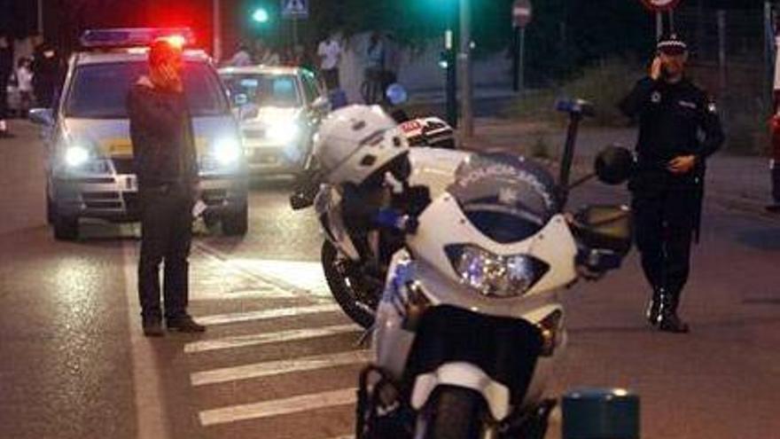 Cuatro heridos en un choque por alcance esta madrugada en la avenida del Flamenco