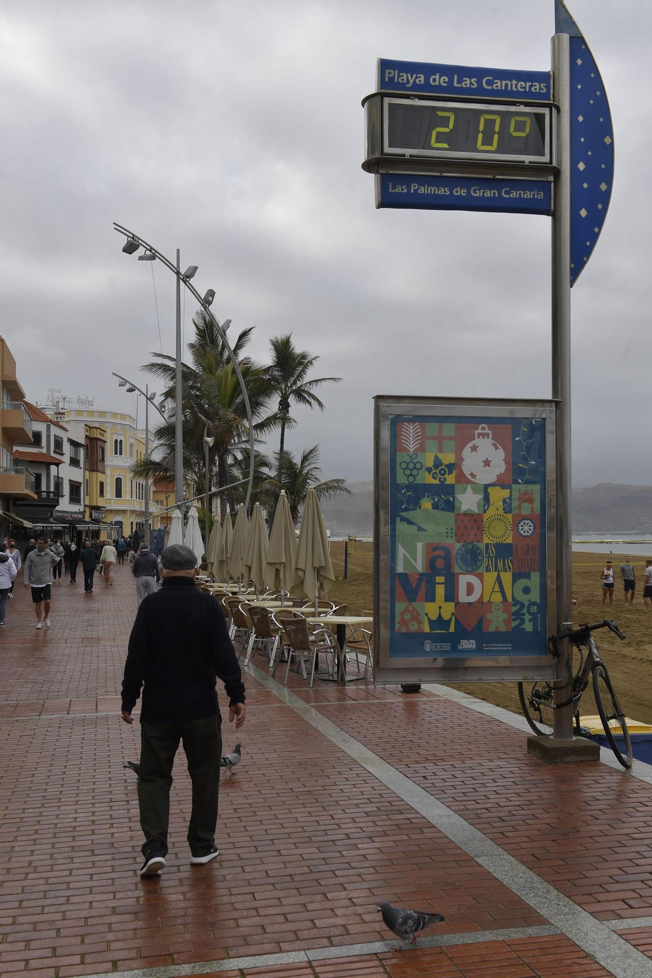 Lluvia en Las Palmas de Gran Canaria (07/01/2022)