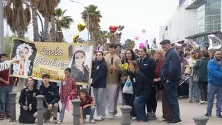 Las candidatas regresan a Alicante arropadas por una emotiva bienvenida de foguerers