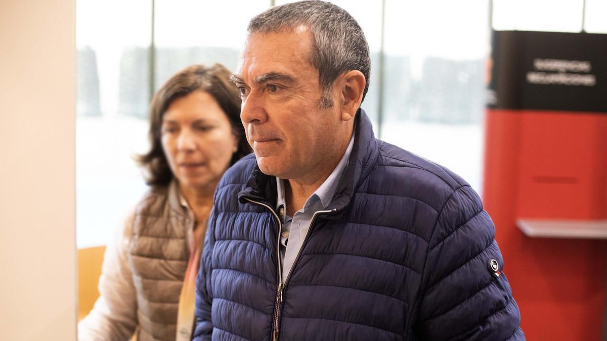 El exalcalde de Tosos y expresidente del Campo de Cariñena, José Luis Ansón, hace unas semanas en la Audiencia Provincial de Zaragoza.