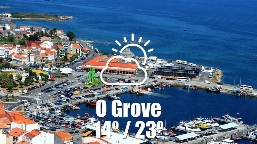 El tiempo en O Grove: previsión meteorológica para hoy, lunes 27 de abril