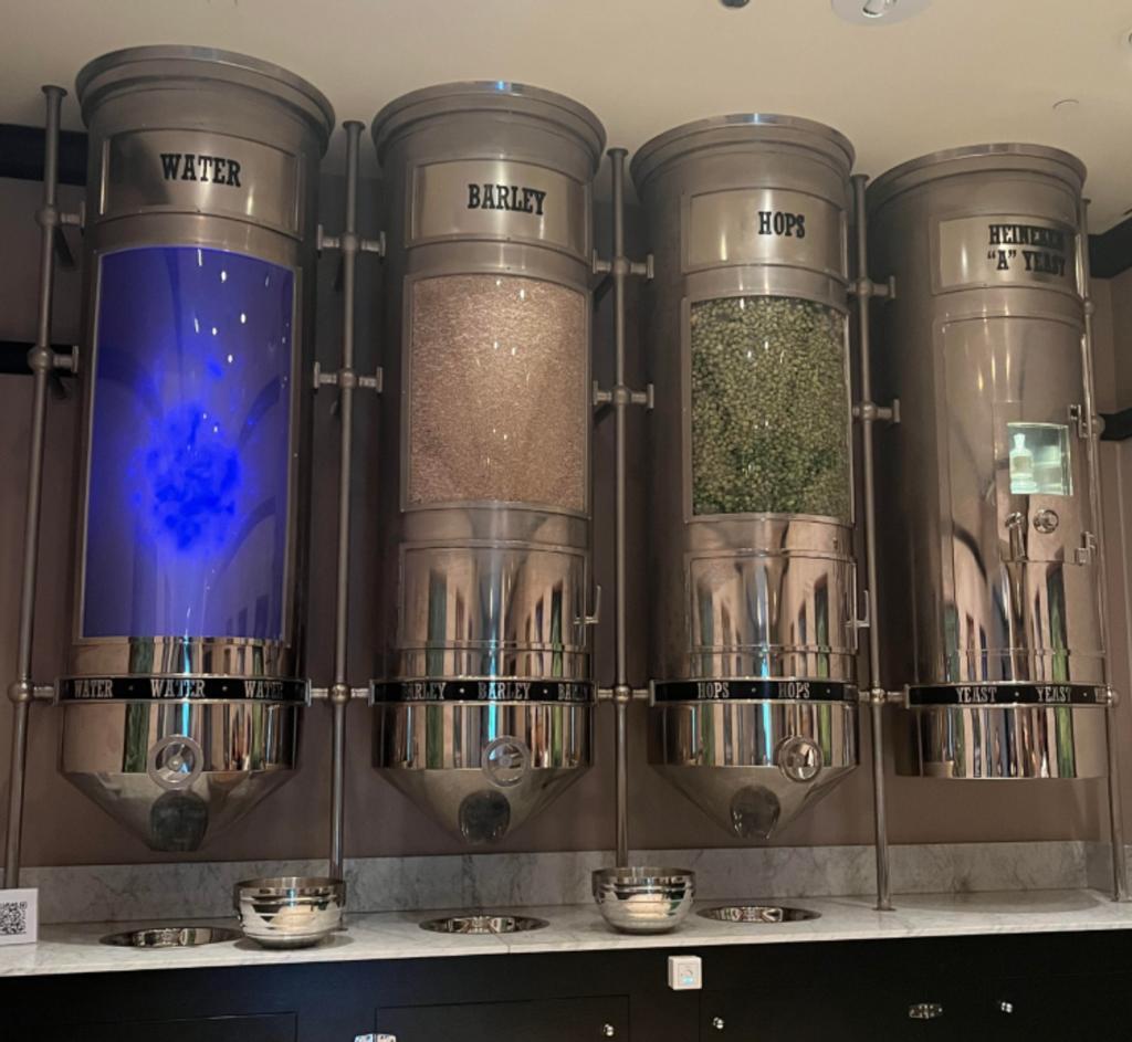 He aquí los ingredientes de la cerveza. No hay más.