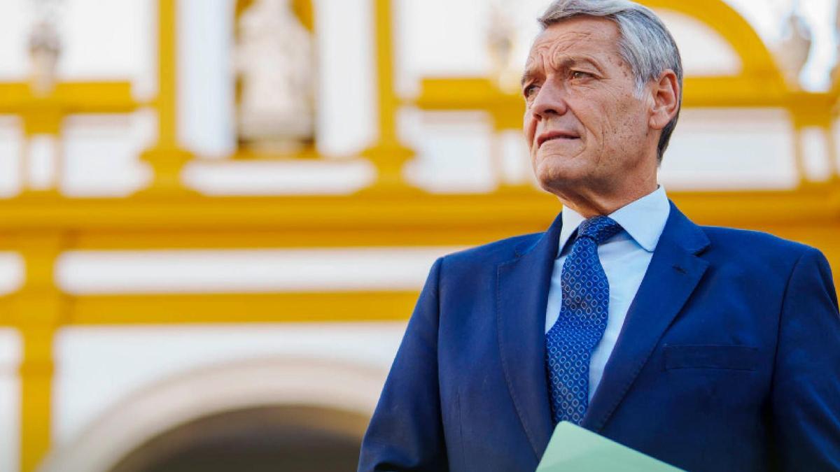 Pedro Ignacio García, candidato a las elecciones de la Hermandad de la Macarena.
