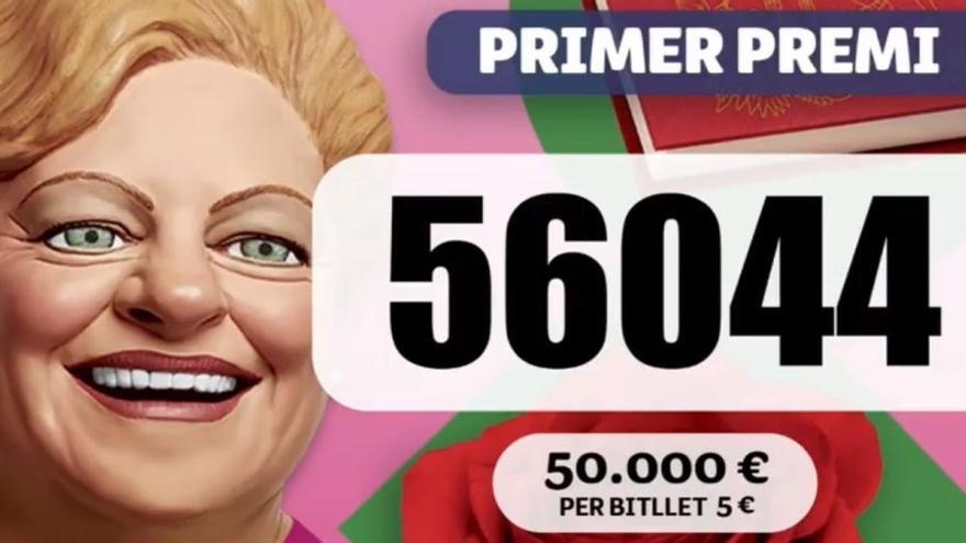 El número 56044 de la sèrie 25 guanya el premi extraordinari de la Grossa de Sant Jordi amb dos milions