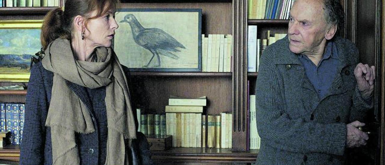 Isabelle Huppert y Jean-Louis Trintignant en ‘Amour’, de Haneke.