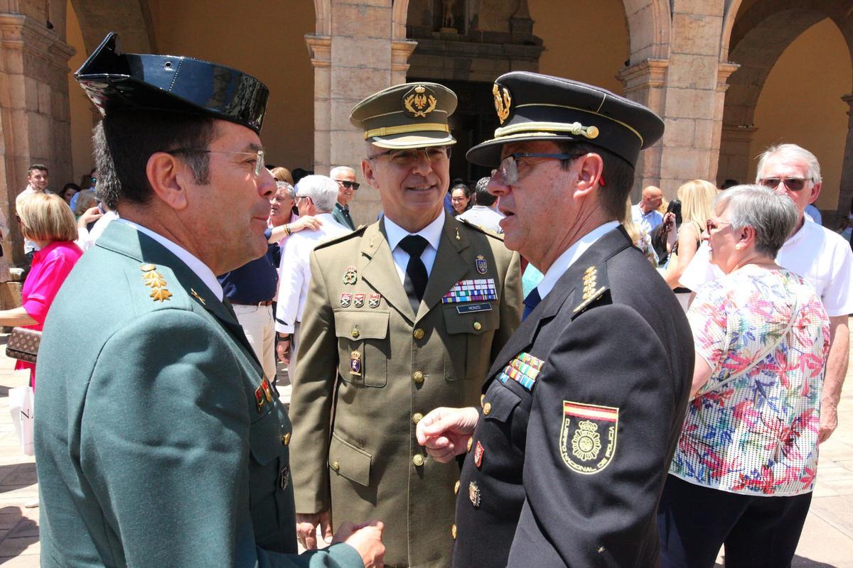 Máximos representantes de las fuerzas y cuerpos de seguridad de Castellón.