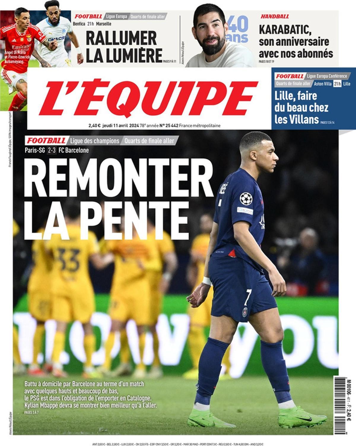 Las portadas de los periódicos deportivos de hoy, jueves 11 de abril Las portadas de los periódicos deportivos de hoy, jueves 11 de abril