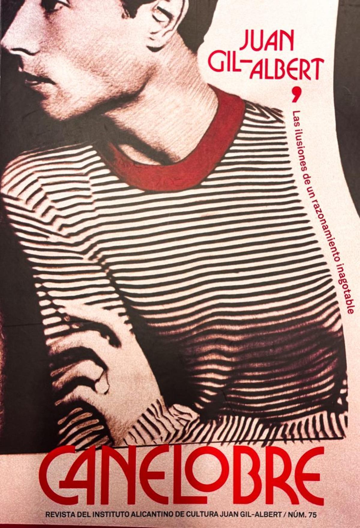 Parte de la portada del número de la revista Canelobre dedicado a Gil-Albert