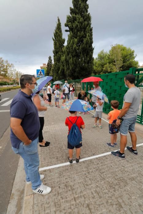 Inicio del curso en el CEIP Vilamar, en el Port de Sagunt.