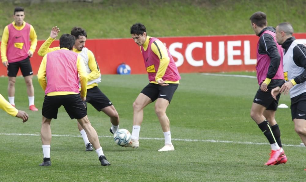 Entrenamiento del Sporting