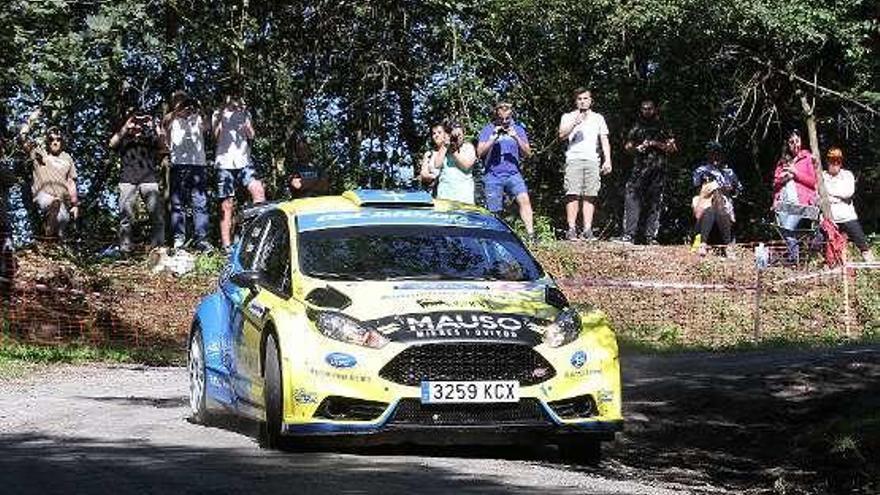 El Ford Fiesta R5 de Óscar Palacio.