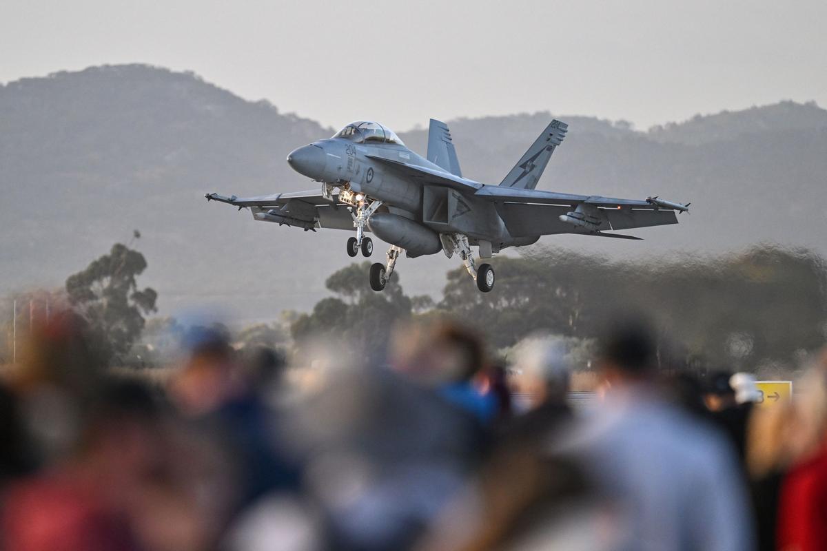 Exhibición aérea en Avalon, Australia