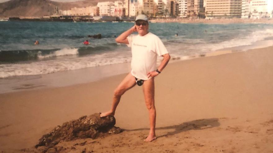 ‘Angelito Miami’ en la playa de Las Canteras.