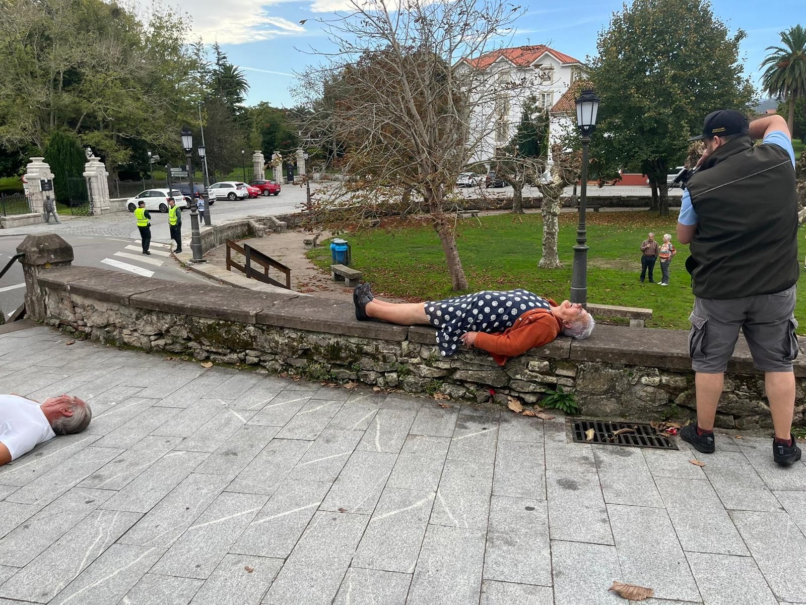 Colombres, plató de cine con zombis y peregrinos del Camino de Santiago