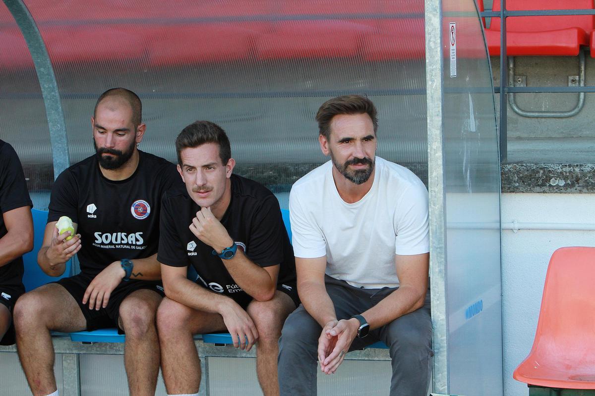 Borja Fernández, durante un partido con la UD Ourense