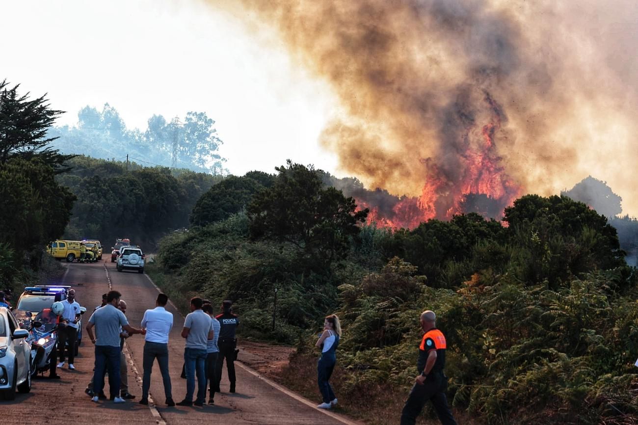 Incendio en La Laguna