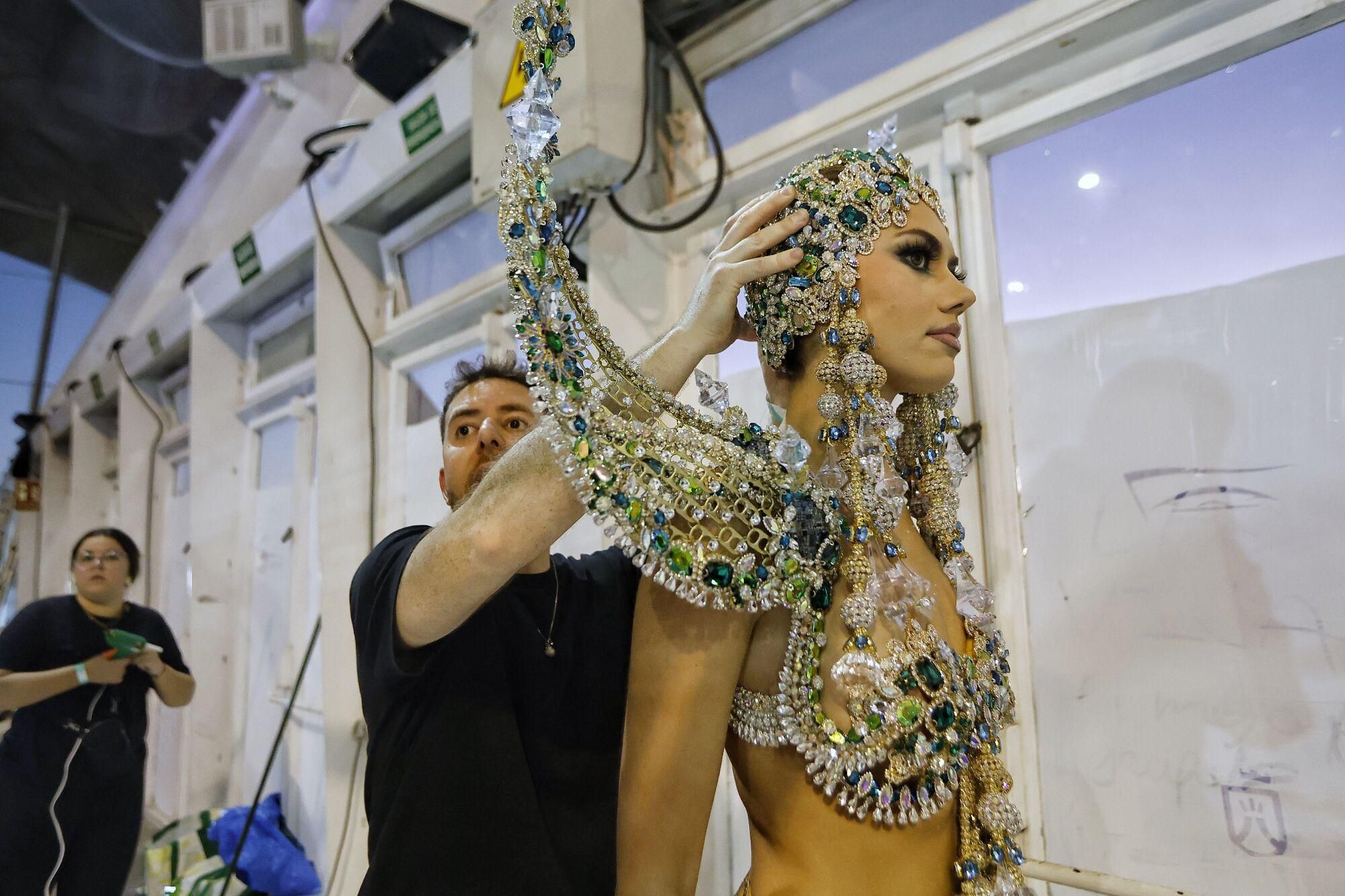 Backstage de la Gala de la Reina de Santa Cruz de Tenerife
