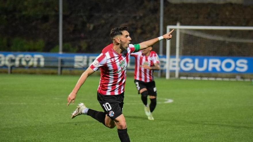 Carlos Ramos, tras anotar en Zubieta