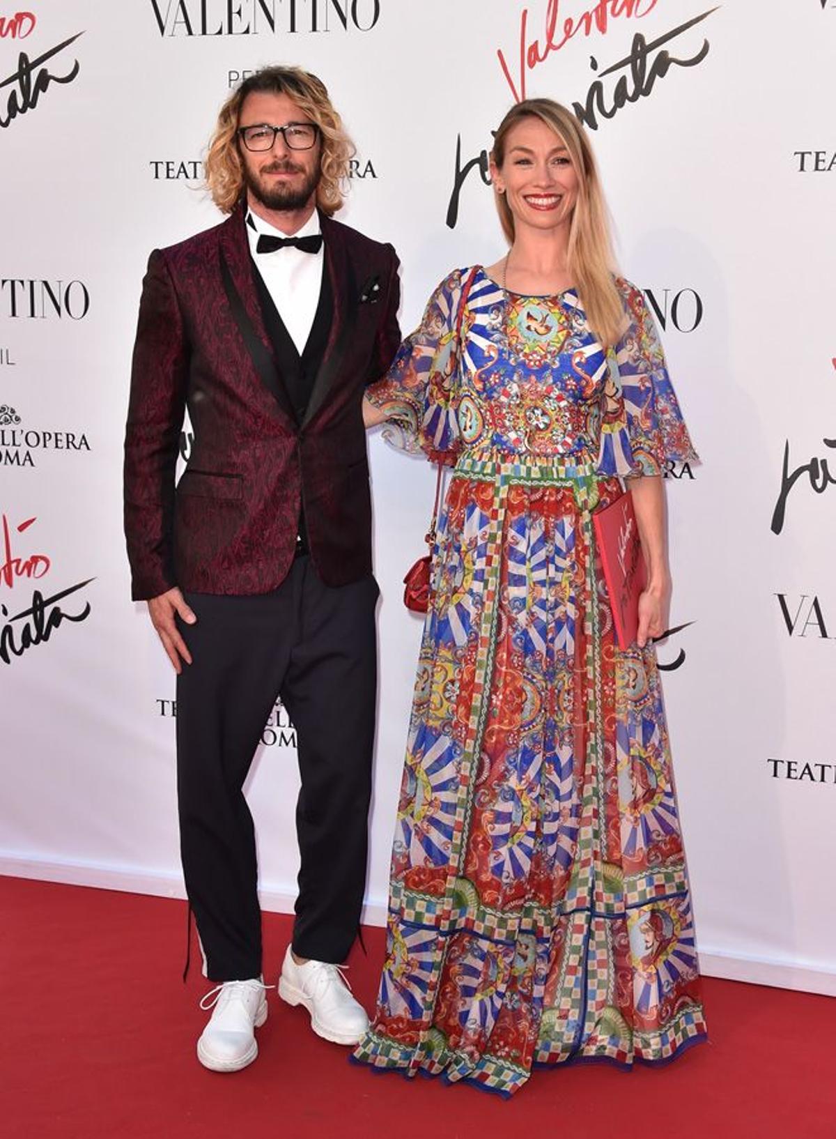 Federico Balzaretti y Eleonora Abbagnato en el estreno de 'La Traviata' en Roma