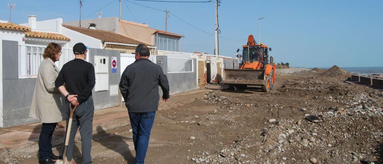 La construcción de la infraestructura permitirá proteger las viviendas de les Terrasses de los temporales marítimos.  | ISABEL CALPE