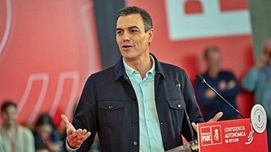 Pedro Sánchez va assegurar ahir que el passat «no pot ser el futur de cap societat»