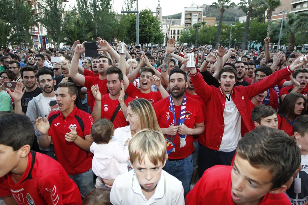 Así ha sido la fiesta del ascenso del Atlético Saguntino a Segunda B