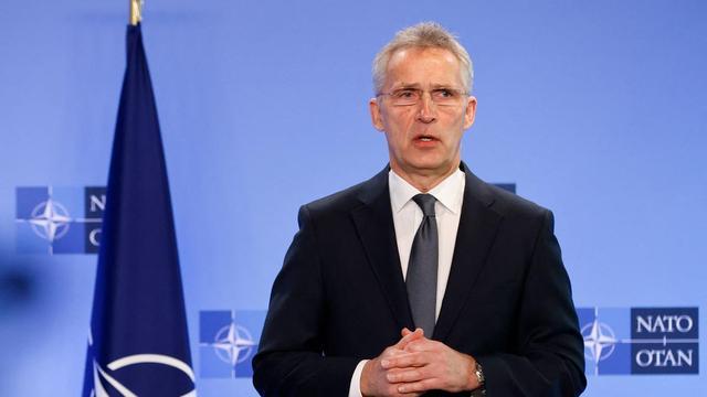 El secretario general de la OTAN, Jens Stoltenberg, en rueda de prensa.