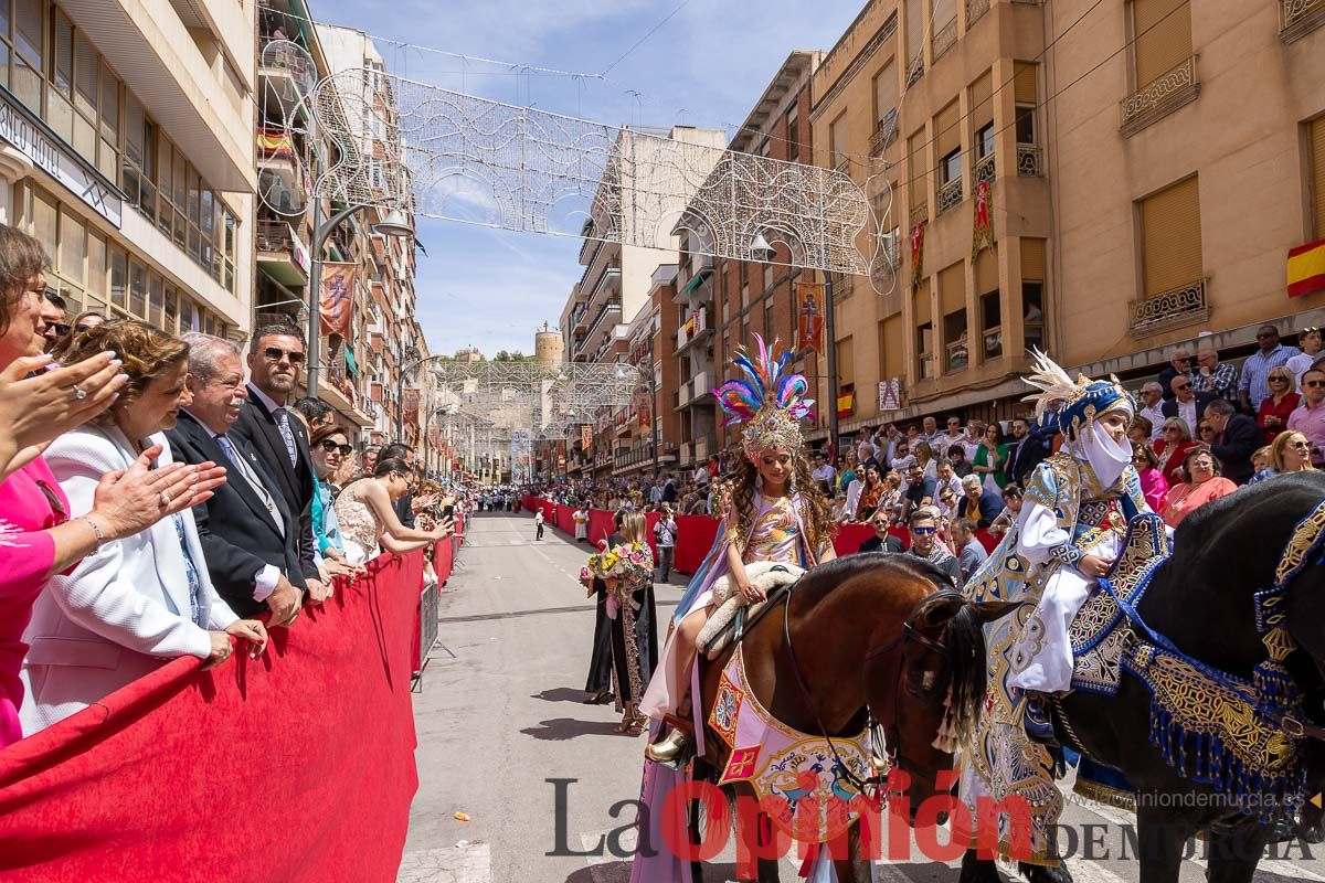 Desfile infantil del Bando Moro en las Fiestas de Caravaca