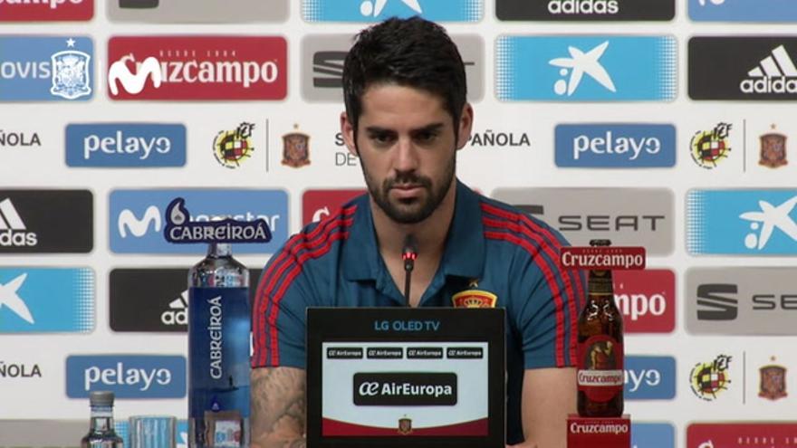 Isco muestra su apoyo a De Gea