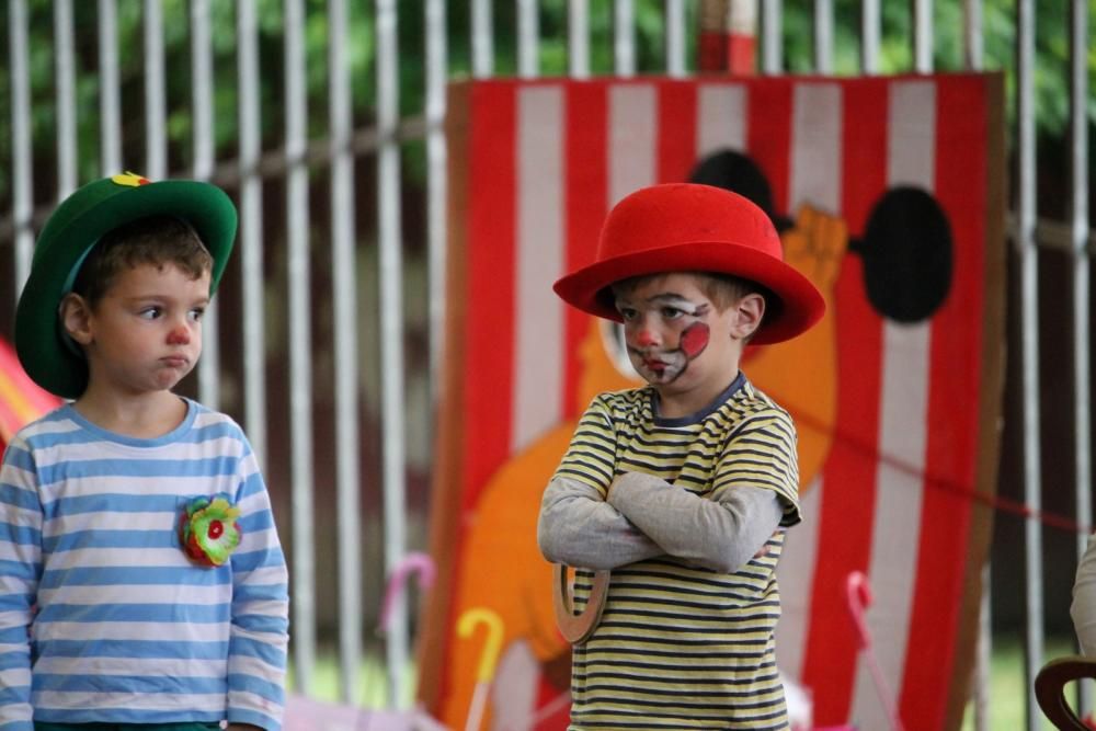 Un circo en el colegio Laviada