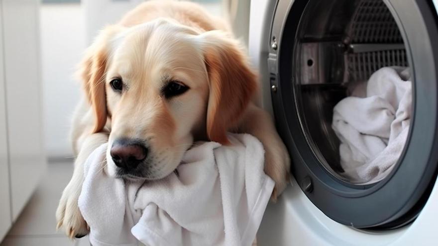 He acabado con los pelos de mi perro en la lavadora. Lo mejor de este truco  es que ha sido sorprendentemente barata