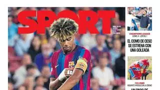 Esta es la portada de SPORT de hoy, viernes 11 de septiembre