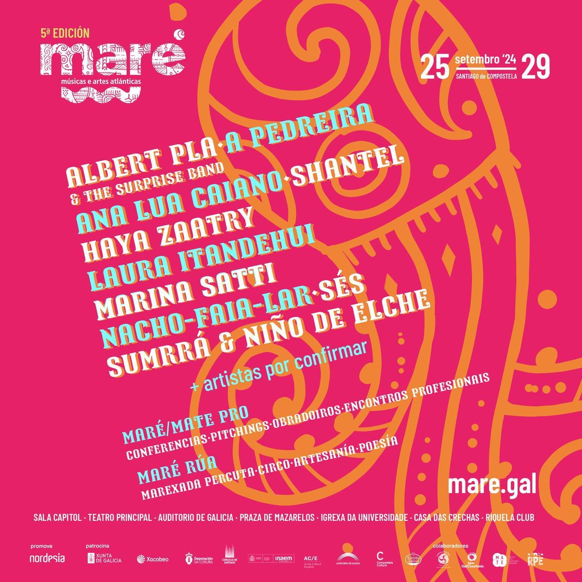 Primer cartel del Festival MARÉ