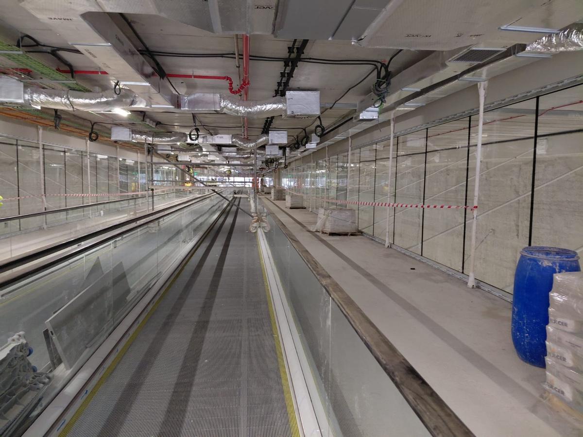 Así están las obras del acceso ferroviario de Rodalies al aeropuerto de Barcelona-El Prat