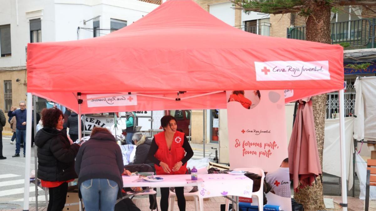 Colaboración del Ayuntamiento de Catarroja ocn Cruz Roja.