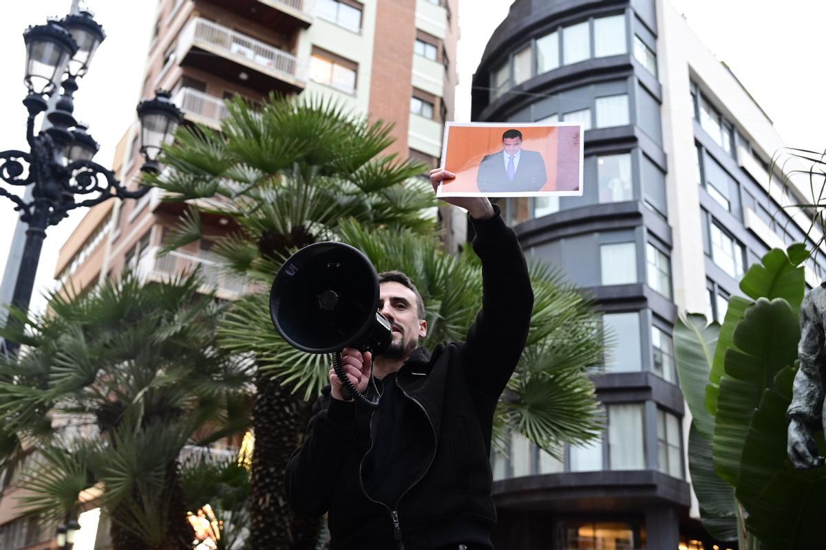 Concentración de venezolanos en Castellón