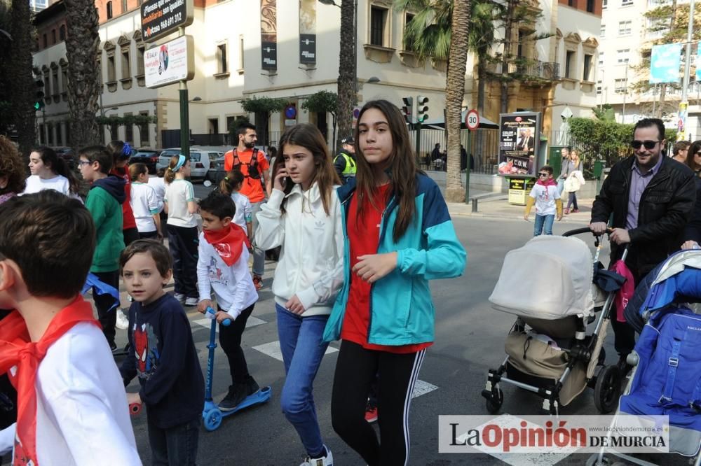 Marcha solidaria de Jesús-María por Haití