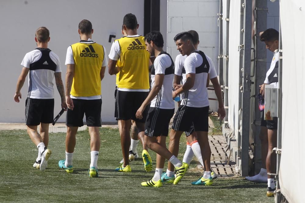 Las mejores imágenes del entrenamiento del Valencia CF