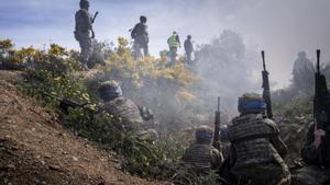 L’Exèrcit ensinistra l’elit de la defensa ucraïnesa en una base de l’Empordà