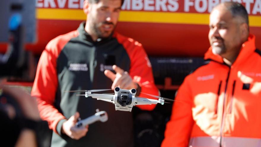 Imágenes del dispositivo contra incendios forestales en Semana Santa