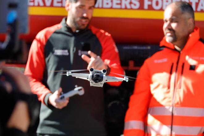 Imágenes del dispositivo contra incendios forestales en Semana Santa