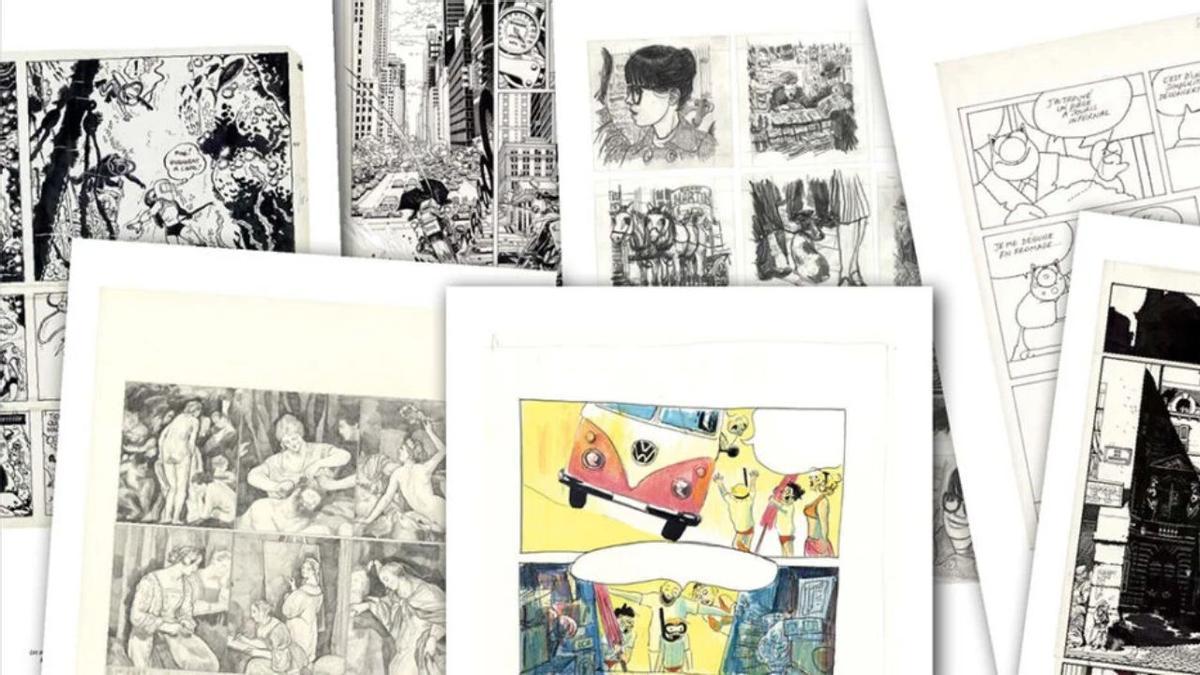 'El cómic belga' podrá visitarse hasta el 9 de abril en la Casa del Lector.