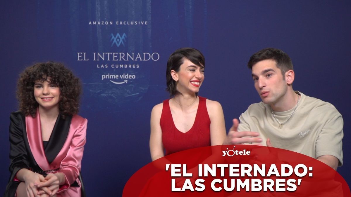 Carlos Alcaide (Manuel), Claudia Riera (Inés) y Daniela Rubio (Adele), protagonistas de 'El internado: las cumbres'