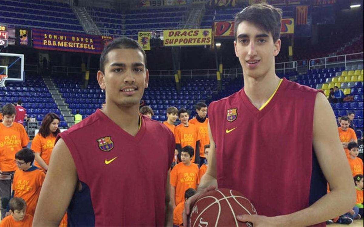 Stefan Peno y Eric Vila no olvidarán nunca su debut con el Barça