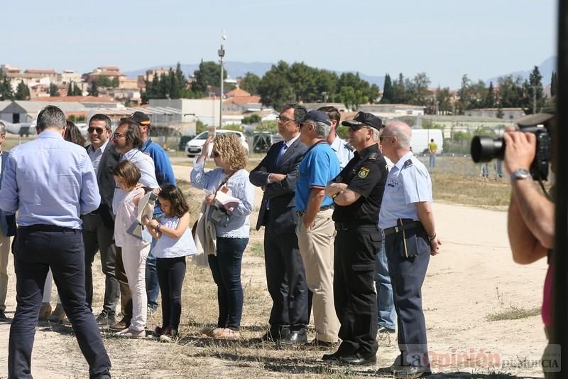 Exhibición de paracaidismo en la Base Aérea de Alcantarilla