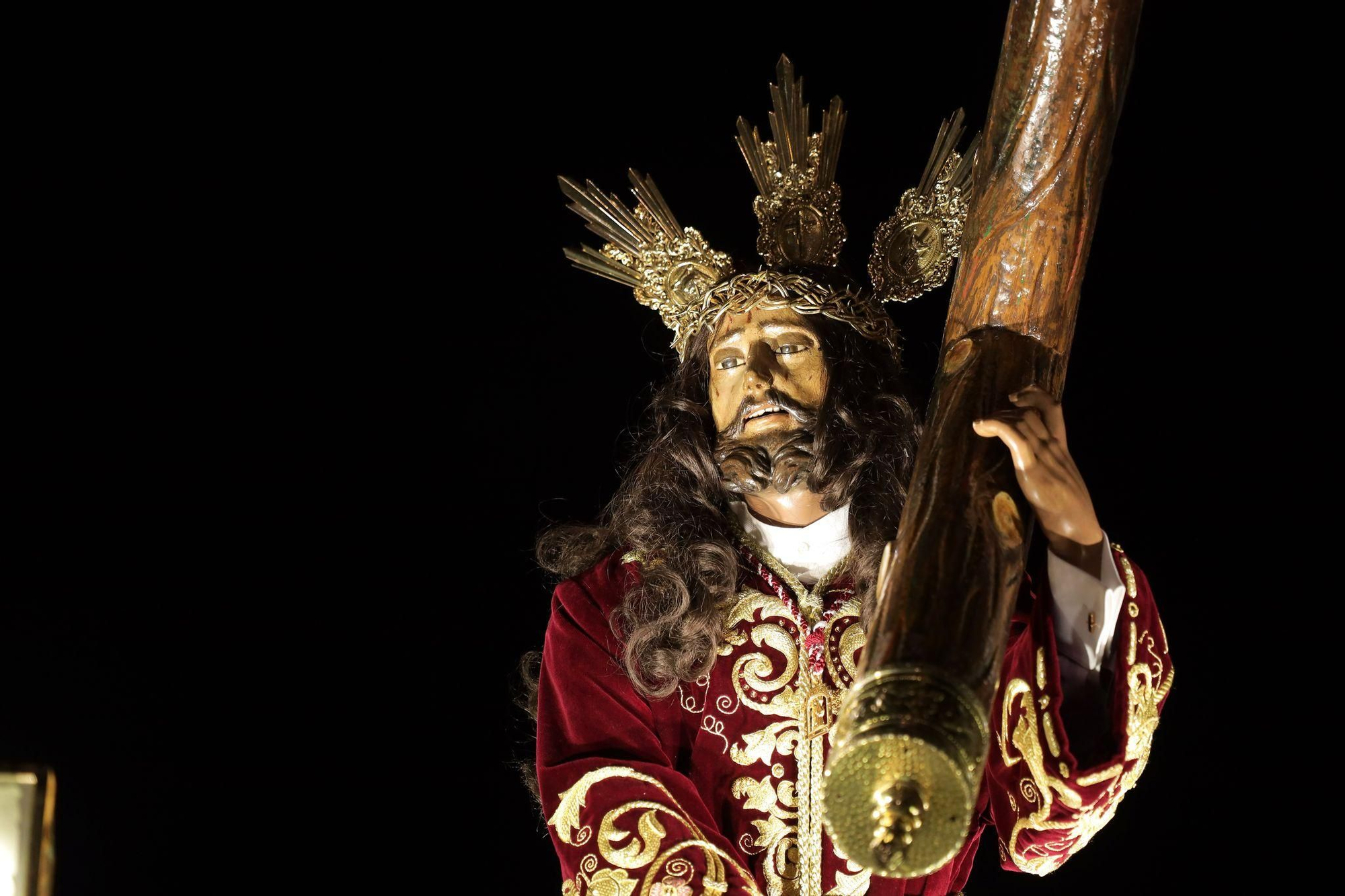 En imágenes | Zaragoza se conmueve con el 'Encuentro' de Jesús del Calvario y la Virgen de los Dolores